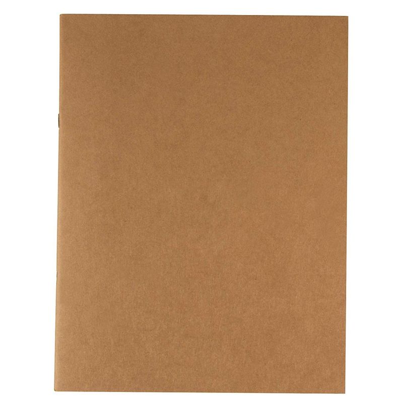 Kraft Paper Cover Unlined Notebook, 8.5 x 11 Blank Journal for Kids (8 ...