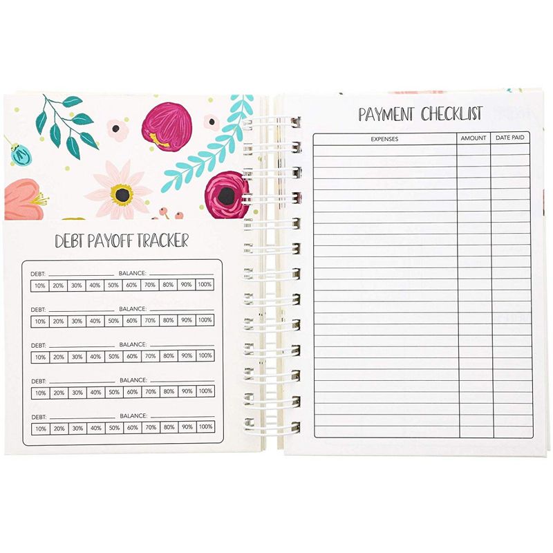 budget planner with money pockets