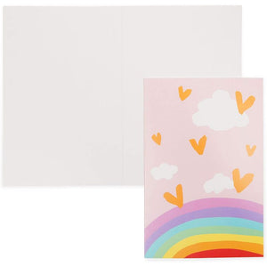 blank rainbow cards