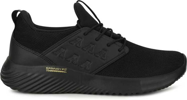 campus full black sports shoes