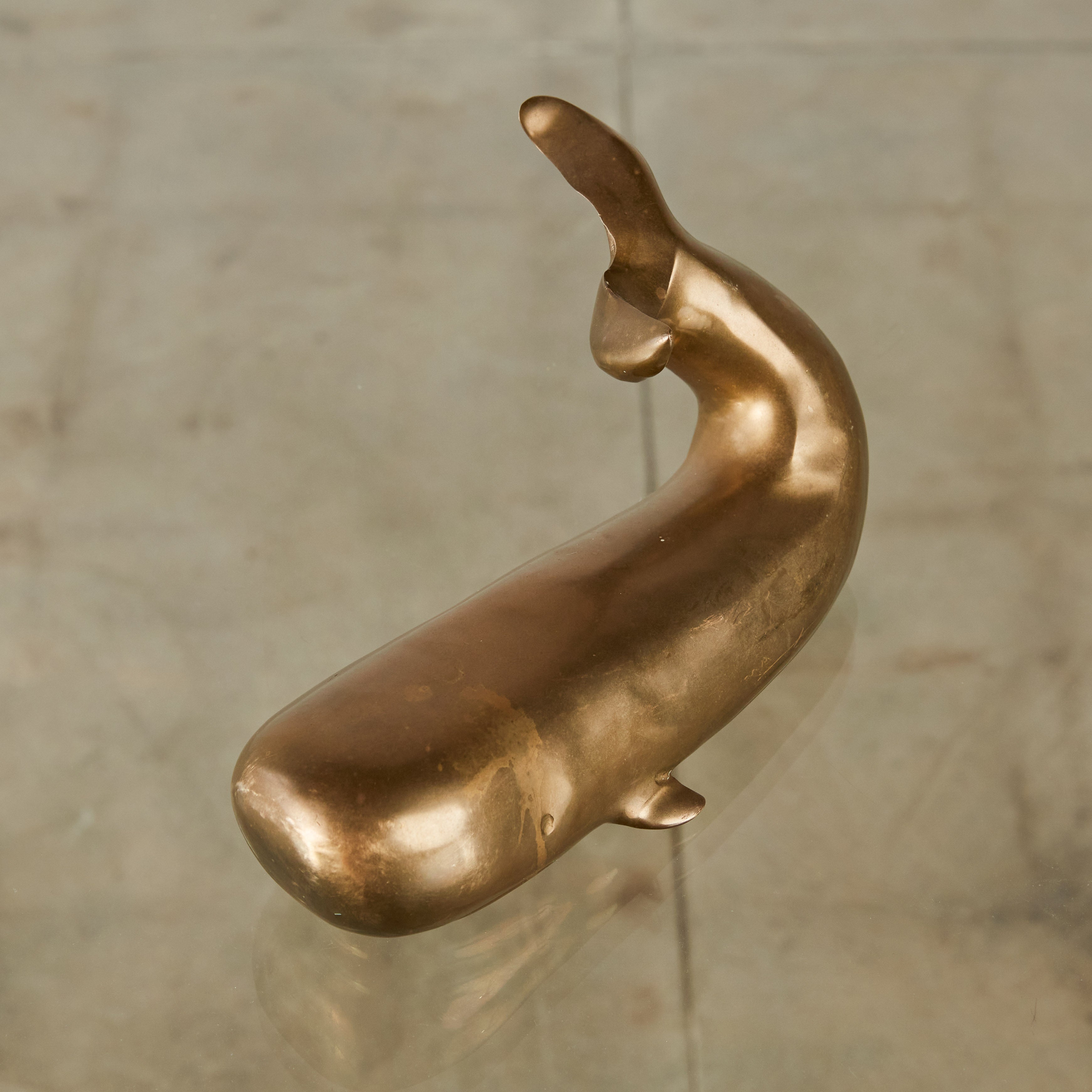 Bronze Whale Sculpture