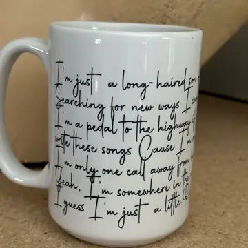 "Son of a Sinner" Lyric Mug