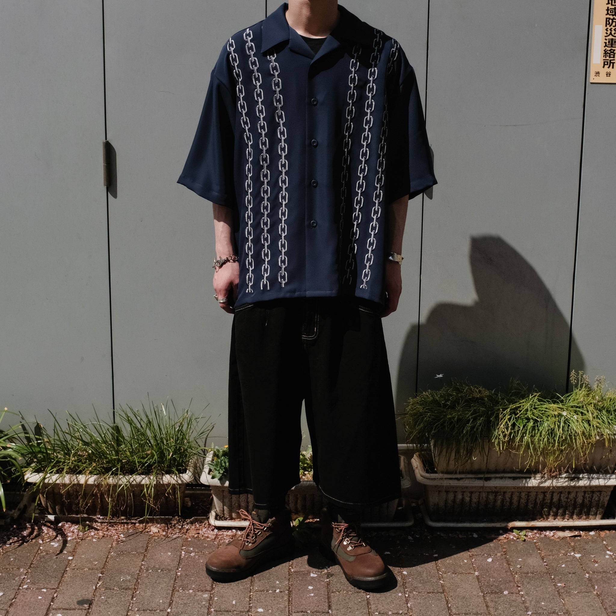 Lサイズ Nouveau Embroidered S/S Shirt 白 | angeloawards.com