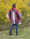 Unique Soft Luxurious Ecuadorian Alpaca Fiber Poncho