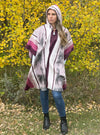 Pretty Soft Hooded Artisan Alpaca Wool Poncho