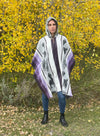 Soft Elegant Alpaca Wool Poncho Cozy Andean Fashion