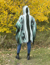 Softest Fluffy Pullover HoodedAlpaca Wool Poncho