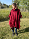 long one size alpaca poncho