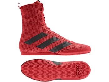 Adidas Box Hog 3 Boxing Boots - Red 