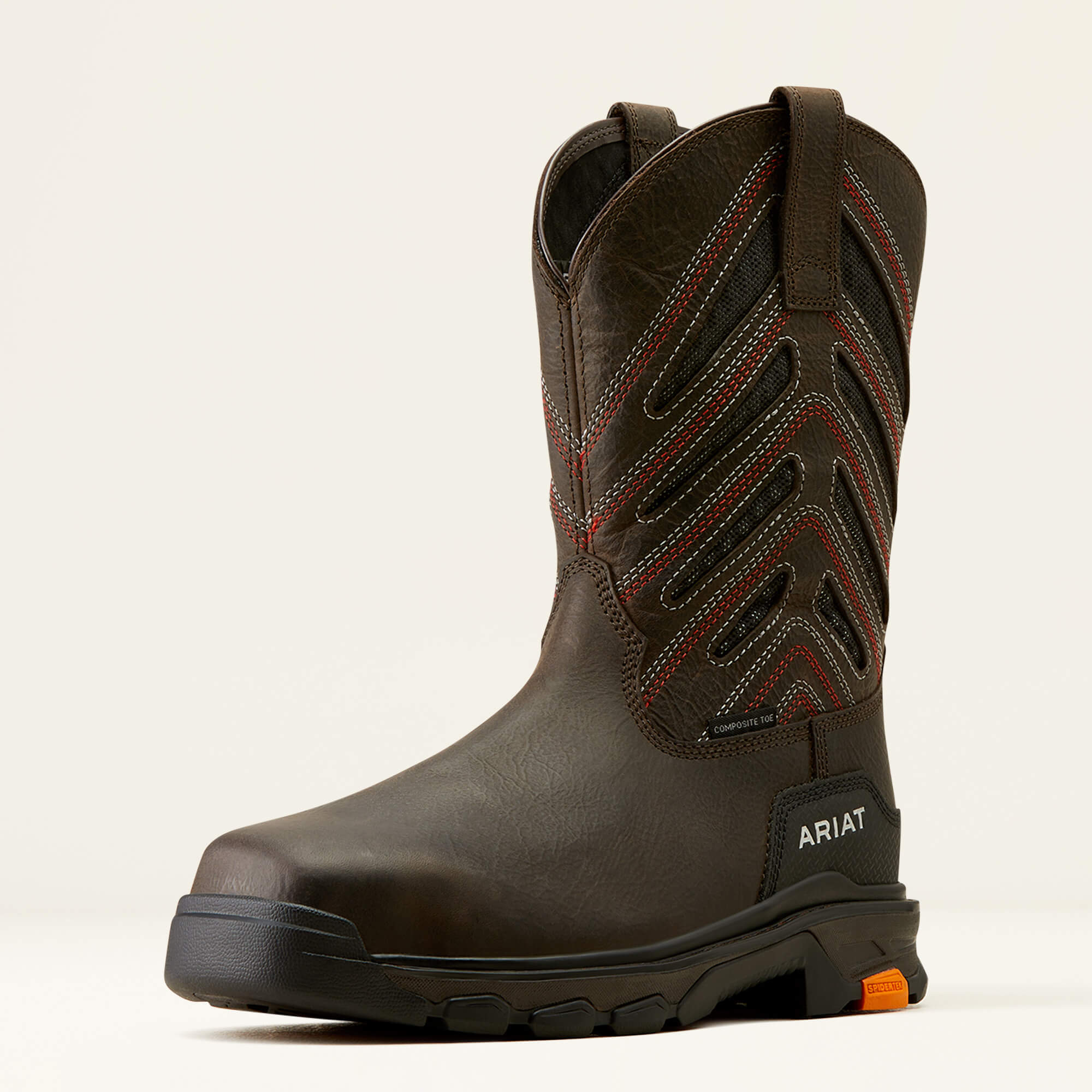 Ariat Men's Intrepid Venttek Composite Toe Work Boot Iron Coffee