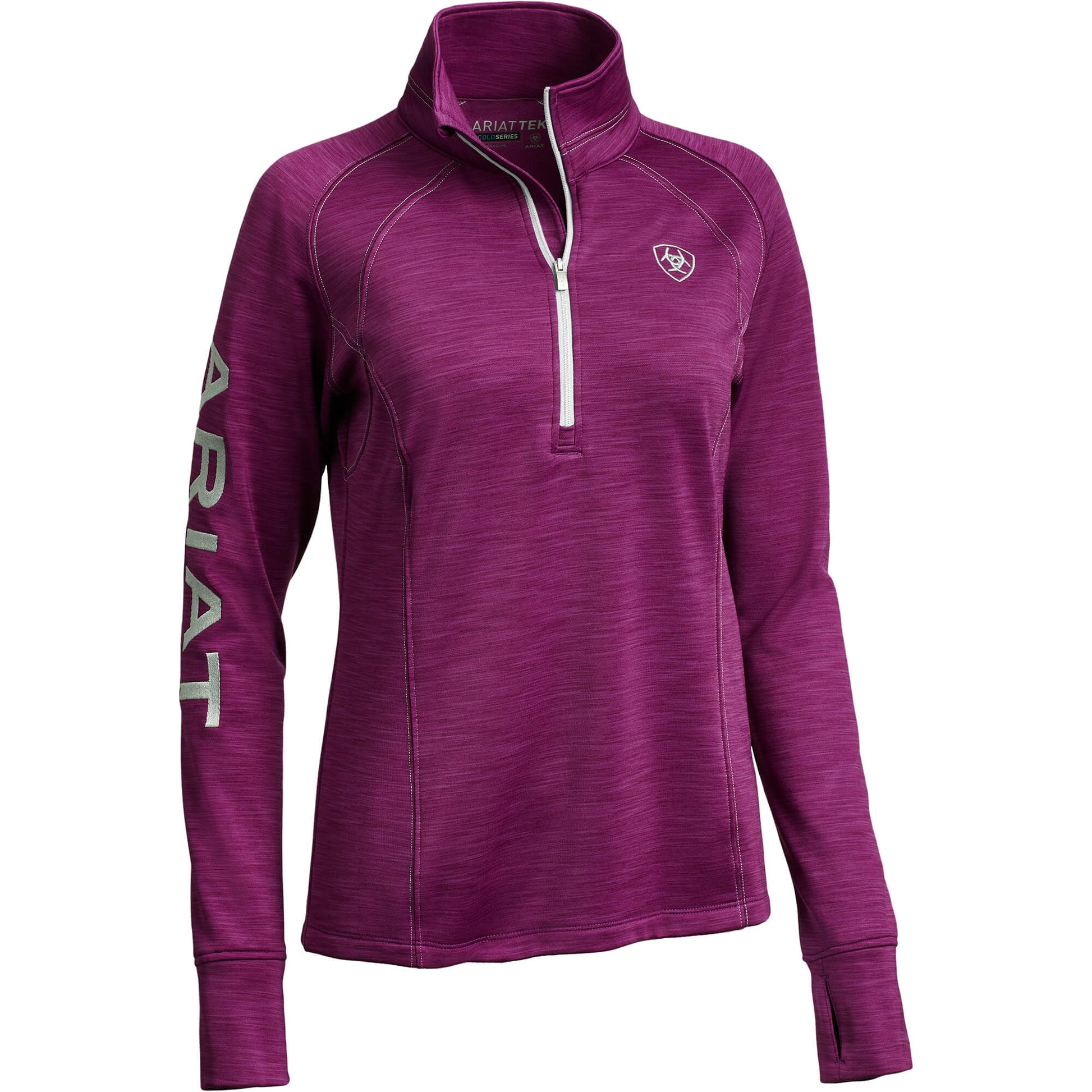 Ariat Women's Tek Team 1/2 Zip Sweatshirt Imperial Violet Heather – Los  Vaqueros Western Wear