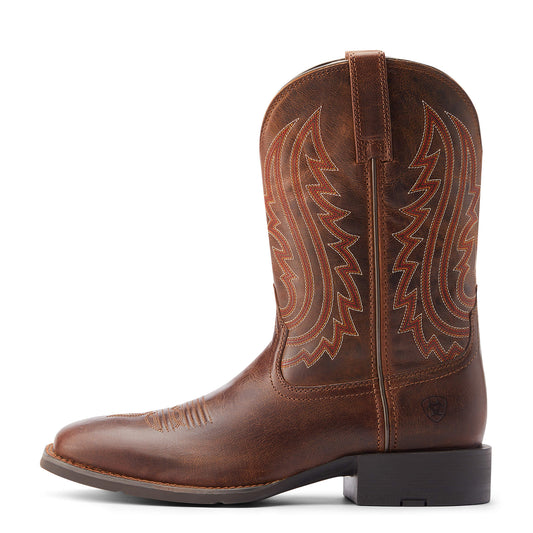 Ariat Men's Deep Water Western Boot Aged Tan Piraruci Aged Tan Piraruci / 9.5 / EE Wide