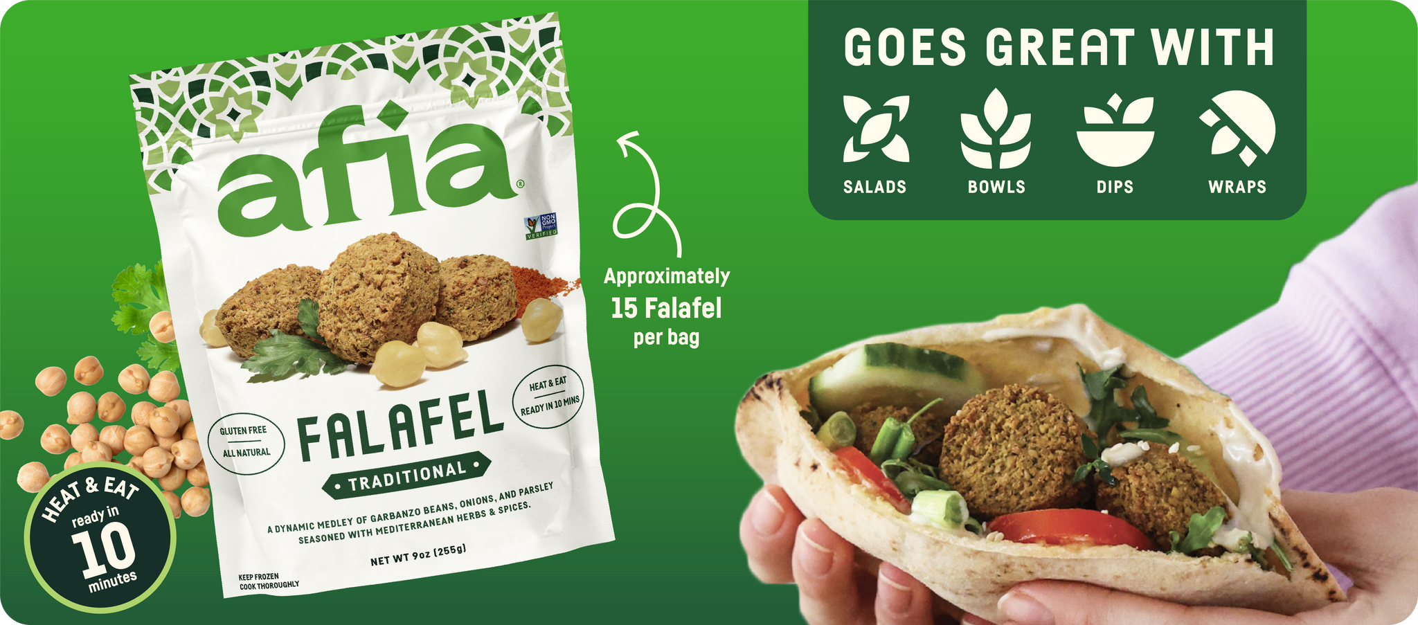 Traditional Afia Falafel