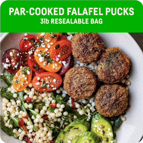 Par Cooked Frozen Falafel for Foodservice