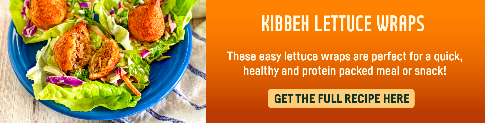 Kibbeh Lettuce wraps