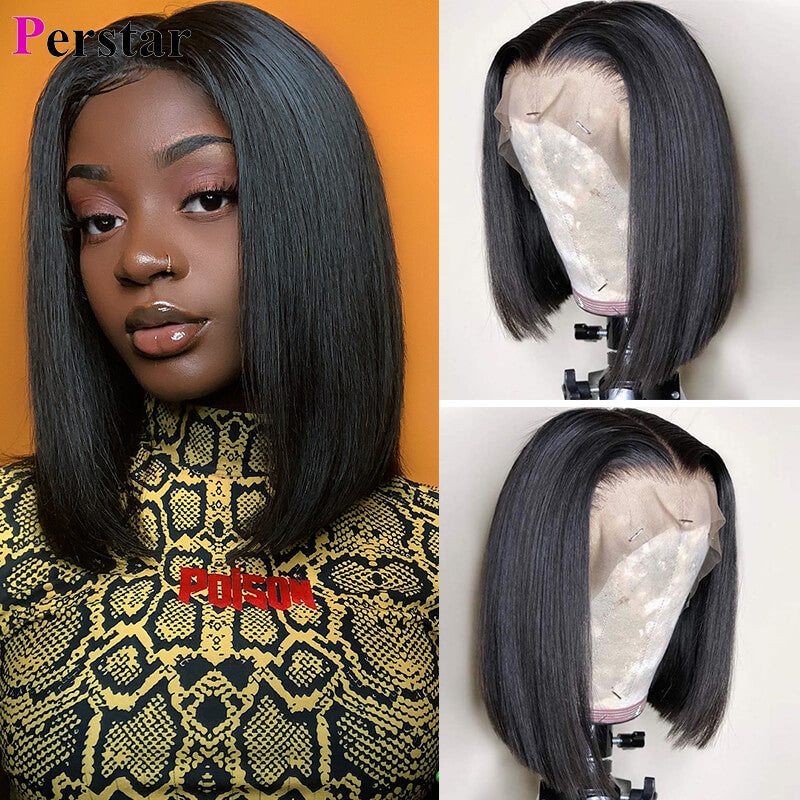 short bob lace front wigs