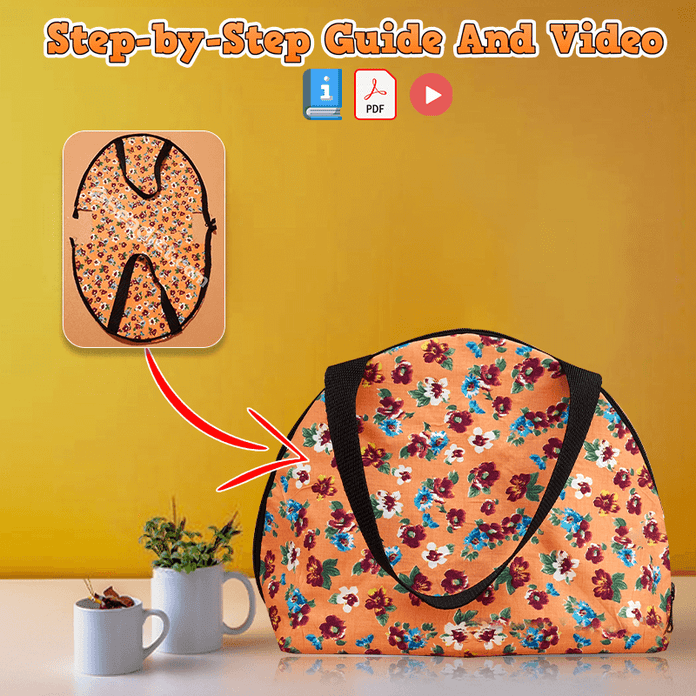 Cute Zipper Bag PDF Download Pattern (3 sizes included)