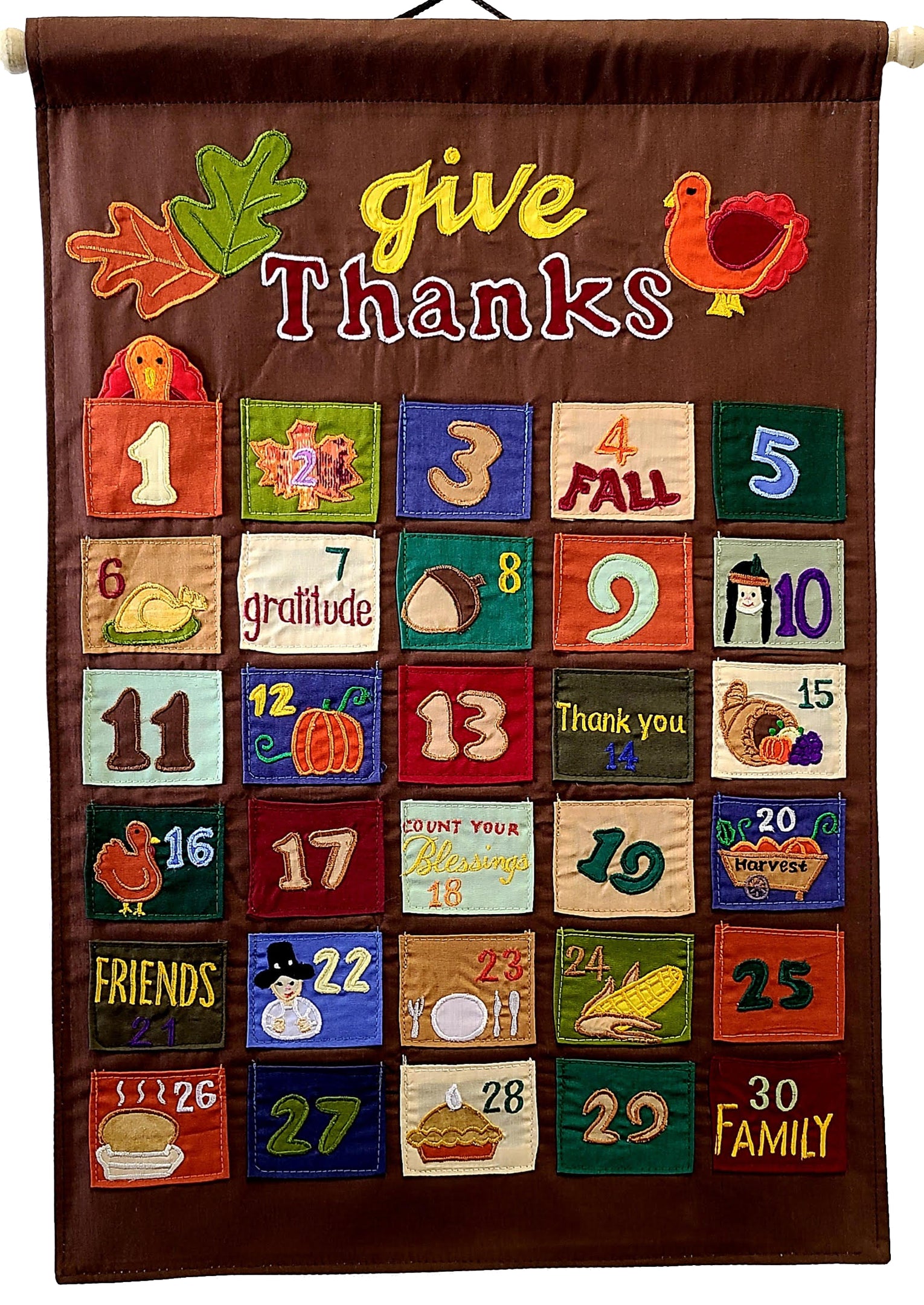 Thanksgiving Countdown Calendar Pockets of Learning