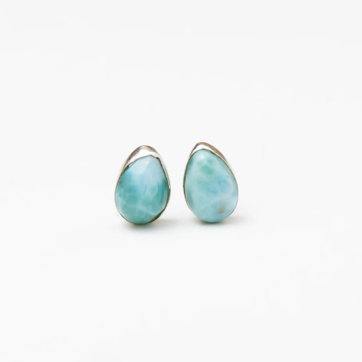Larimar Stud Earring