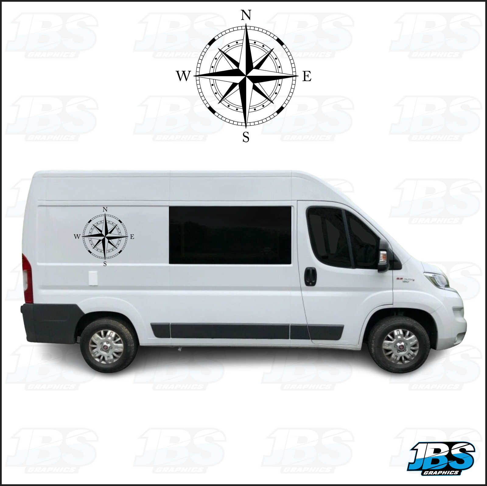 white van stickers