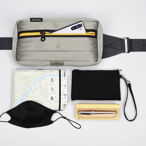 seat belt crossbody bag