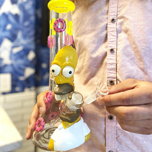 Simpson Donuts Beaker Bong