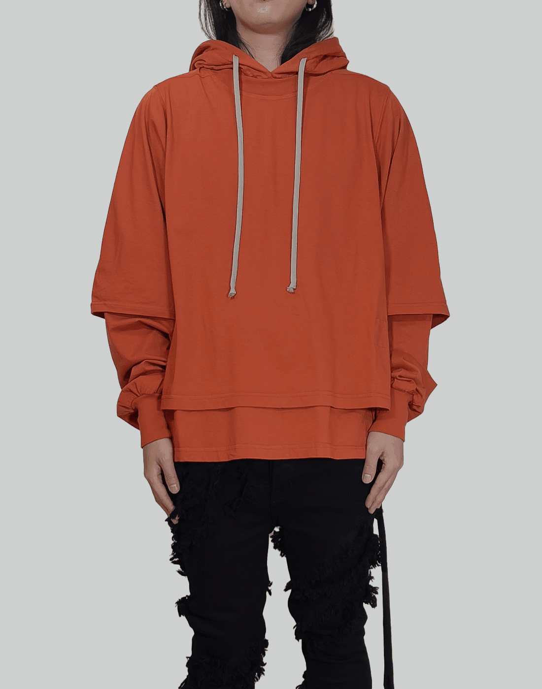 DRKSHDW by RickOwens HUSTLER HOODIE M