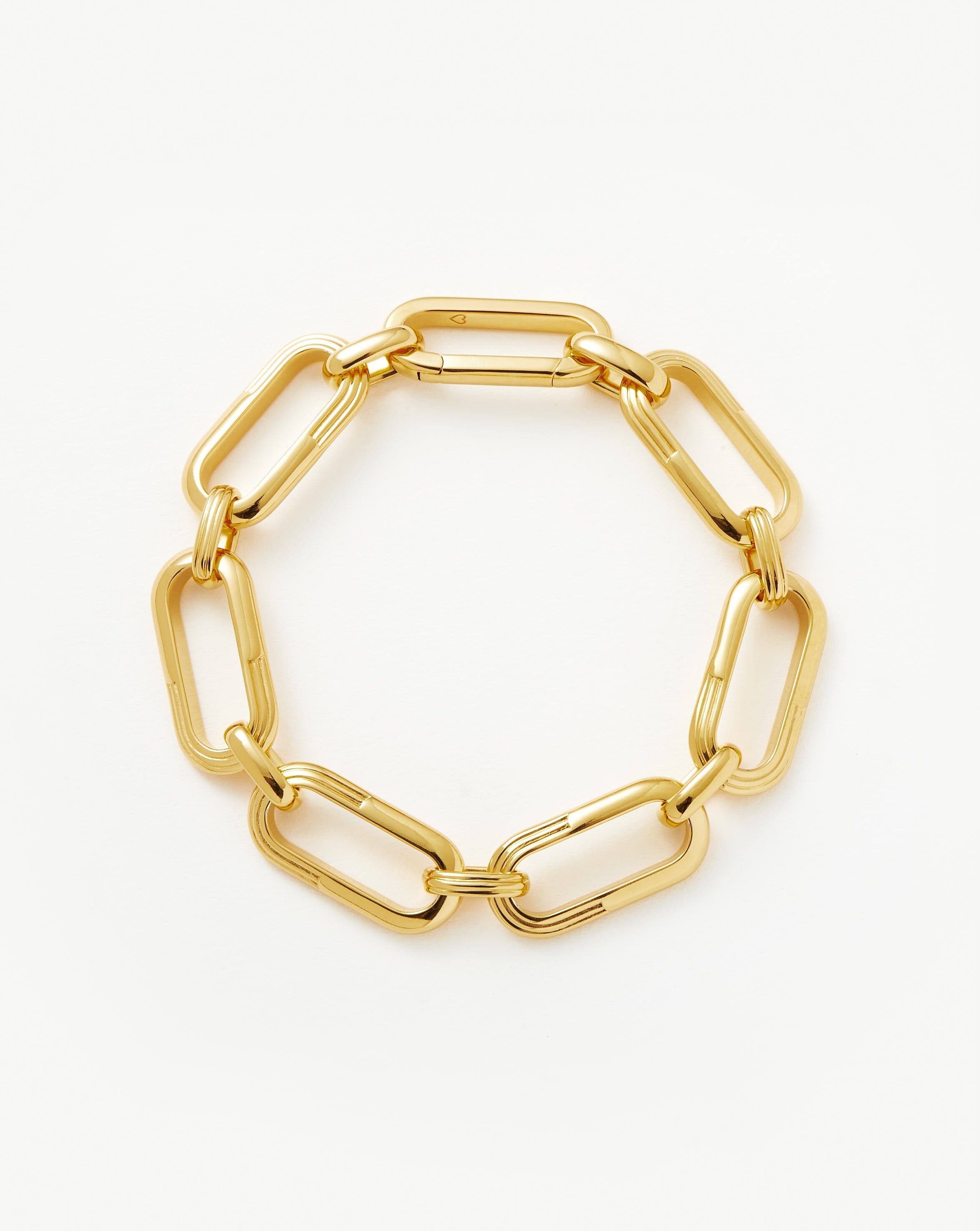 Zenyu Link Chunky Chain Bracelet | 18ct Gold Plated