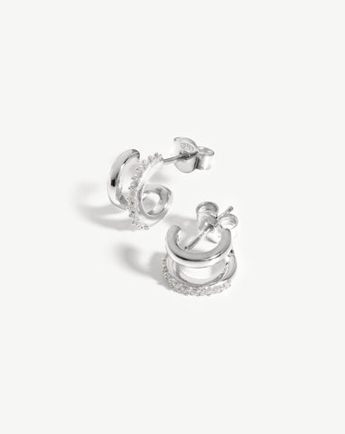 Sterling Silver 50x3mm Round Hoop Earrings – Zamels