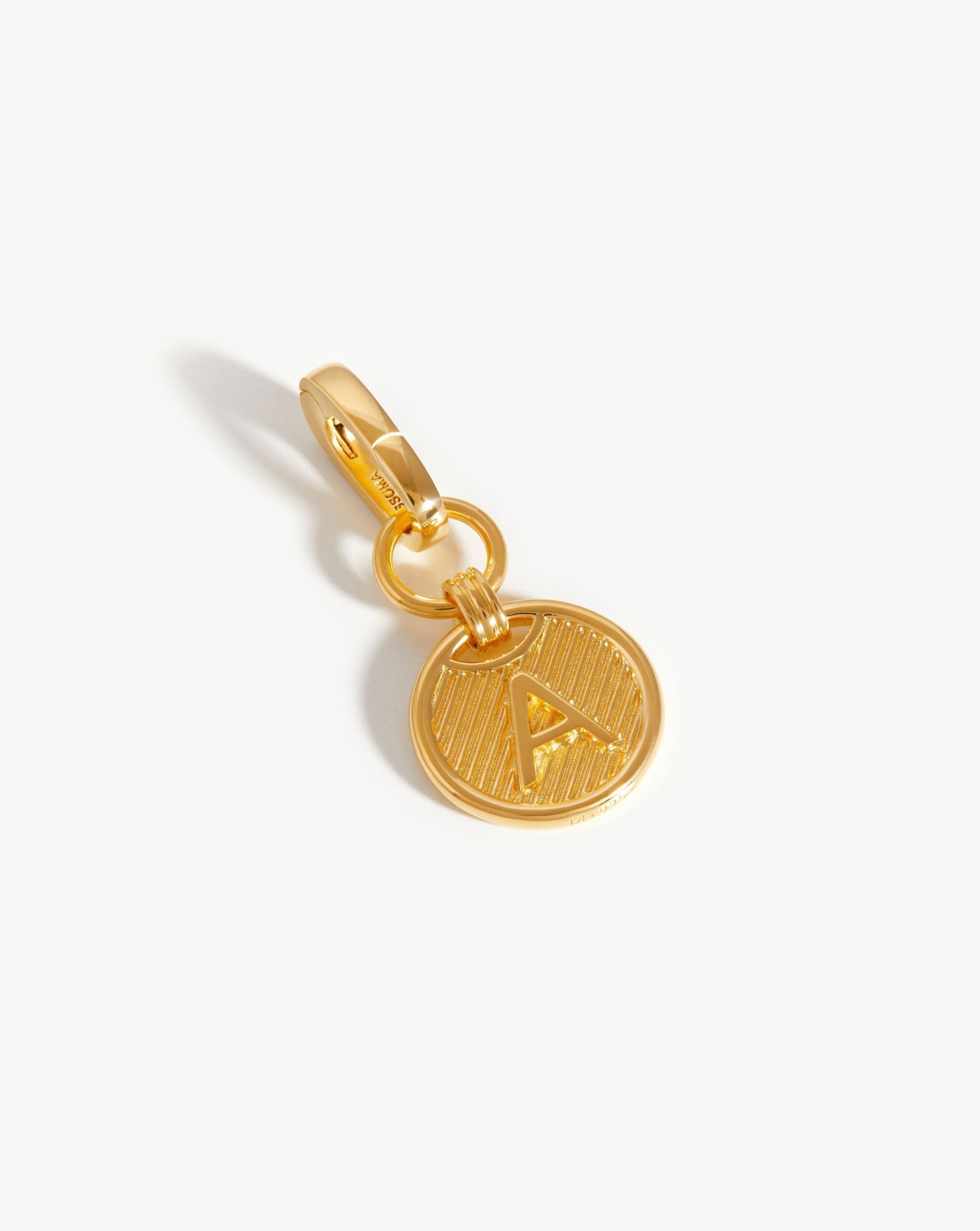 Clip-On Initial Pendant - Initial A