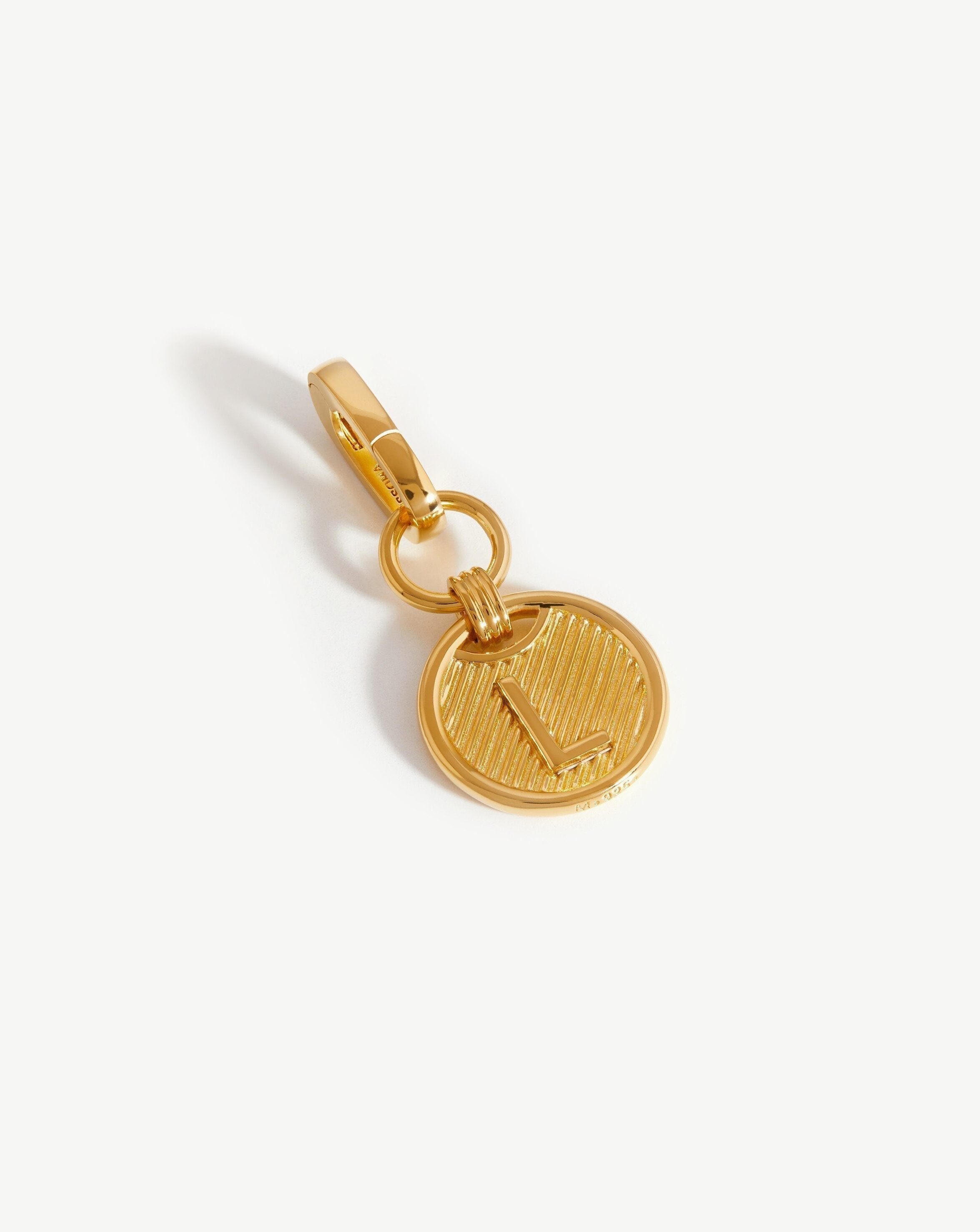 Clip-On Initial Pendant - Initial L