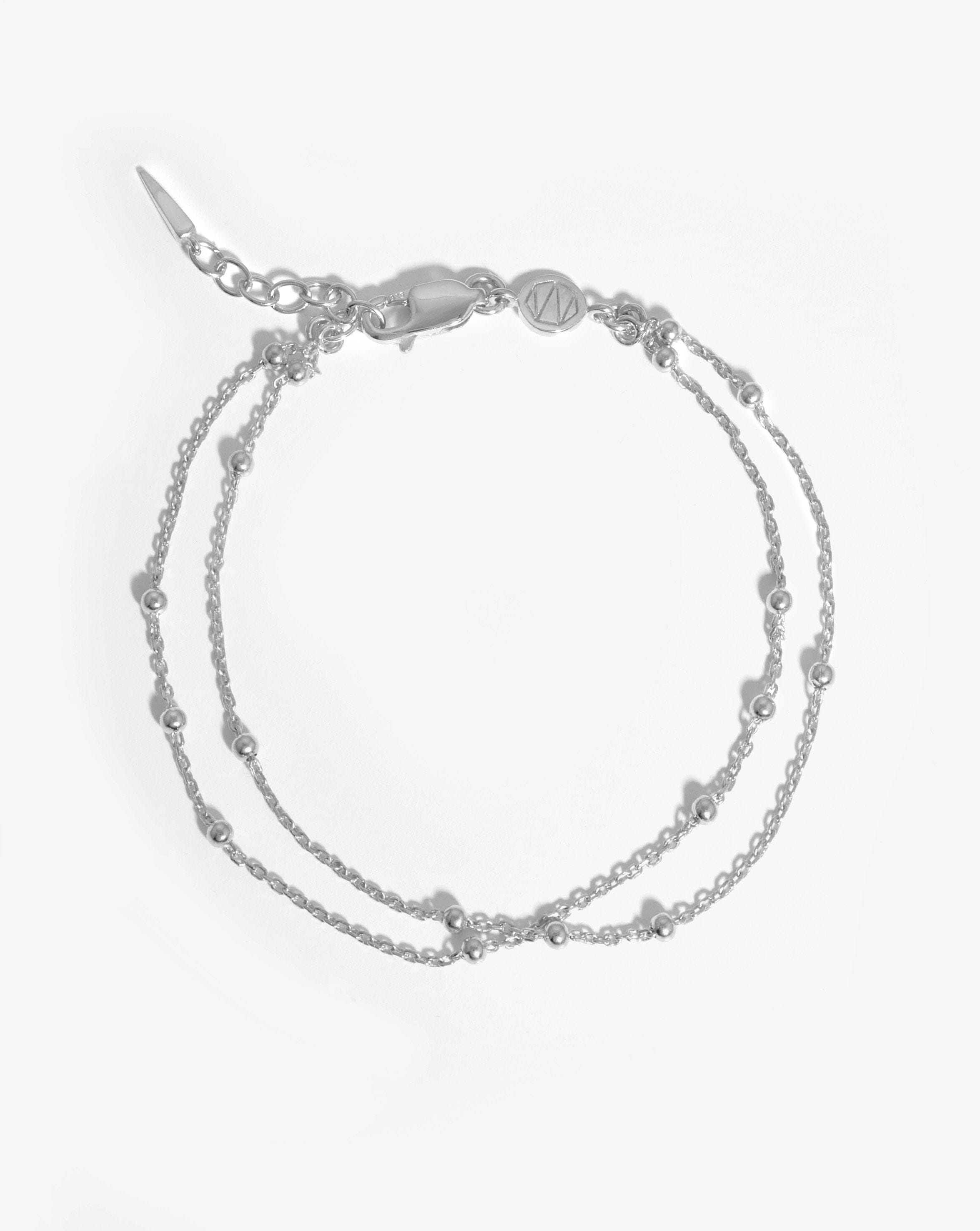 bracelet double chain sculpture