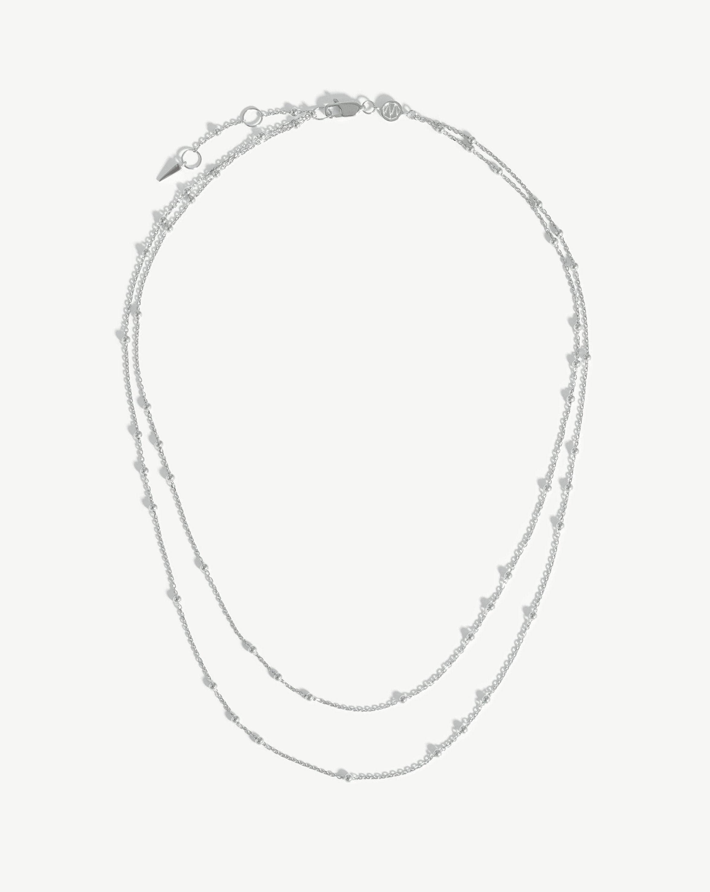 Wavy Ridge Extra Long Chain Necklace Necklaces