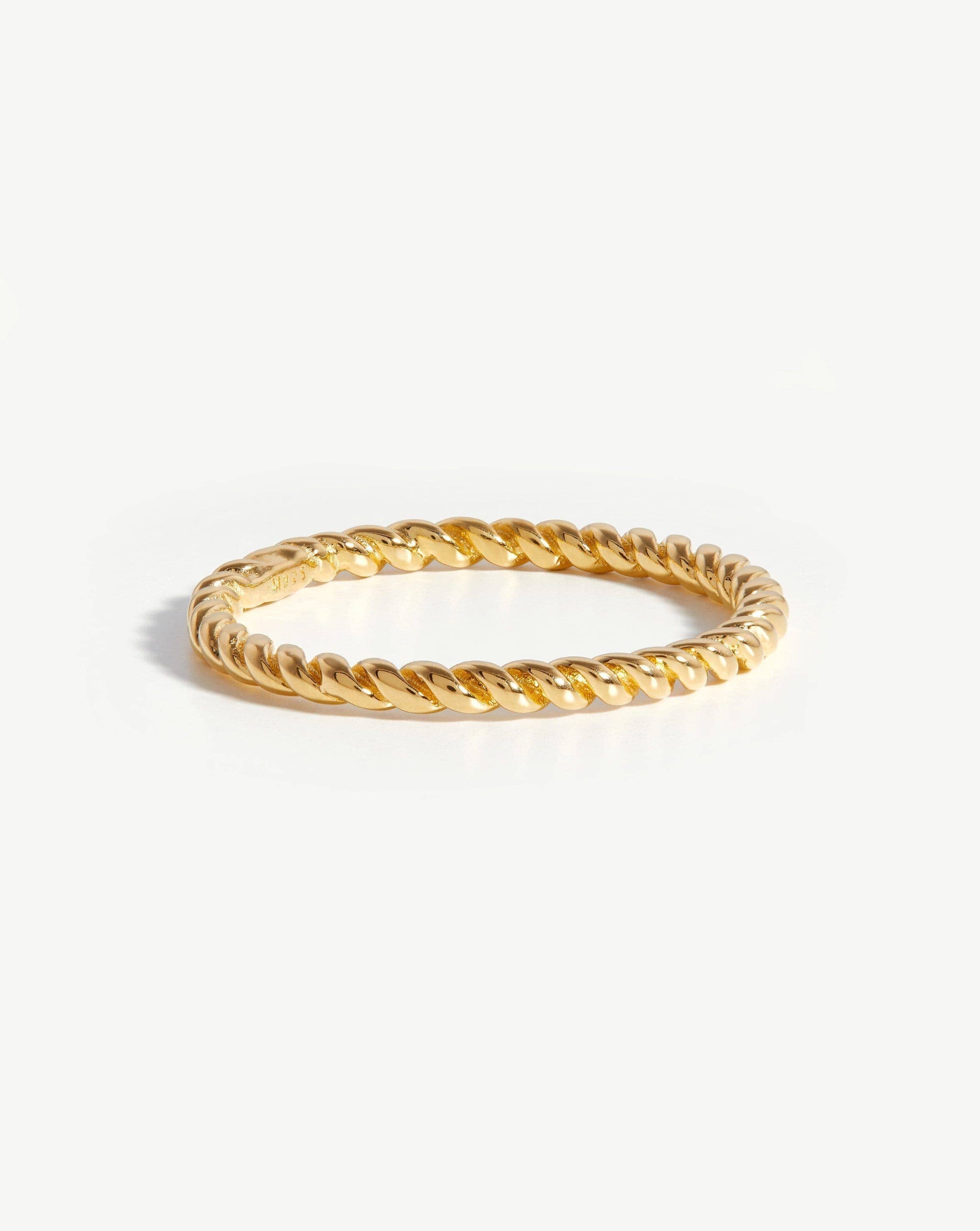 Flux Stacking Ring | 18ct Gold Vermeil