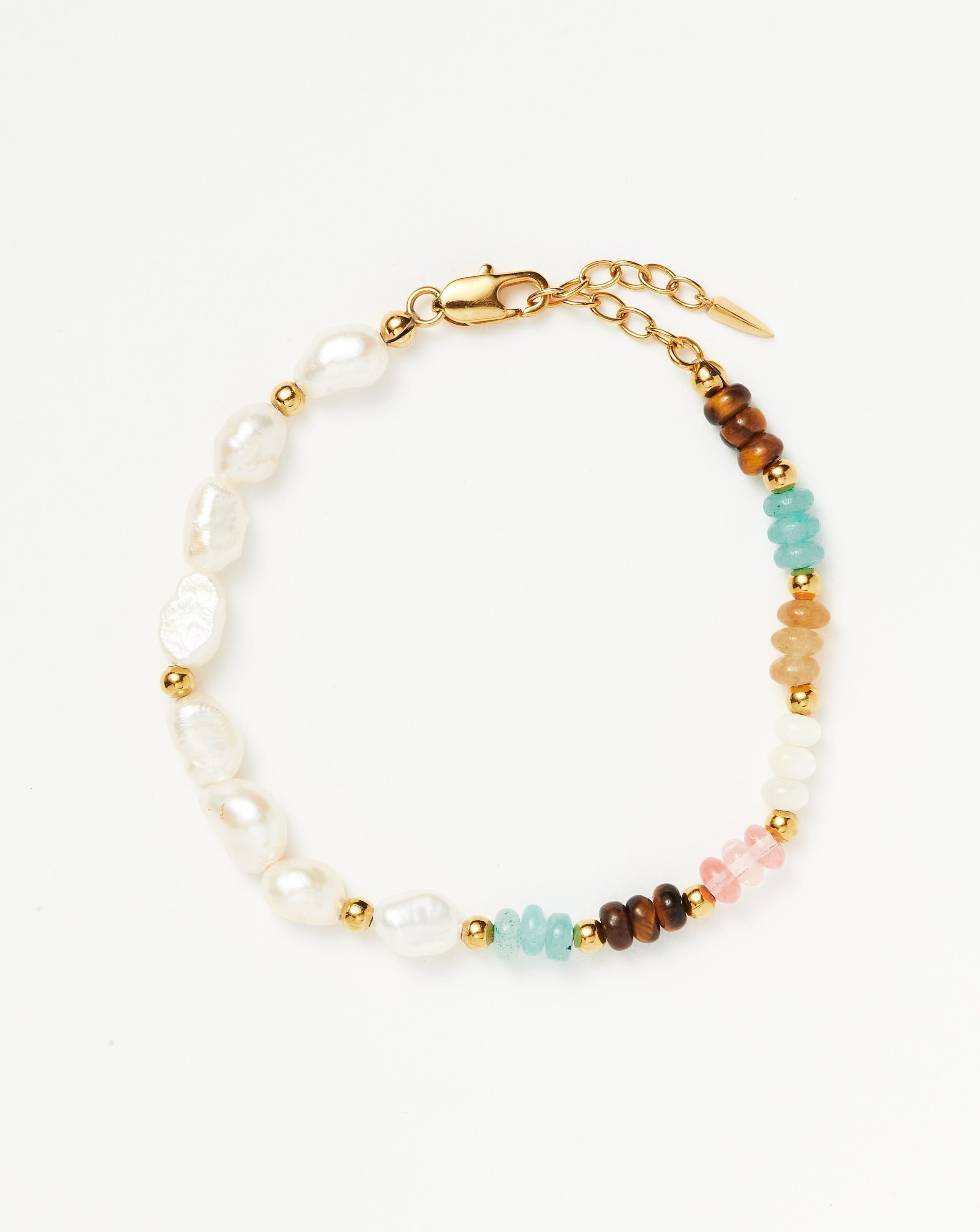 Good Vibes Pearl Multi Beaded Bracelet