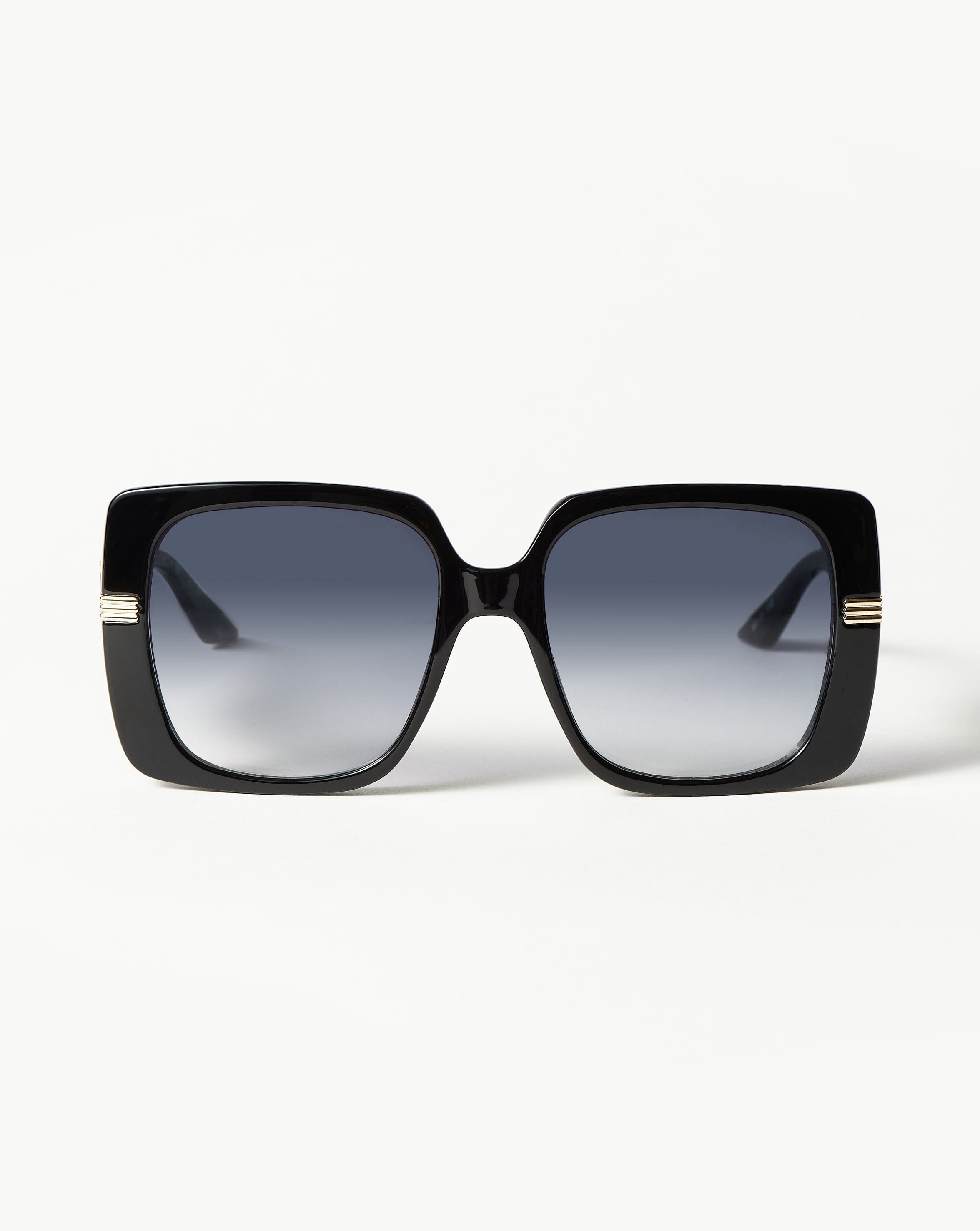 le specs phoenix ridge oversized square sunglasses black