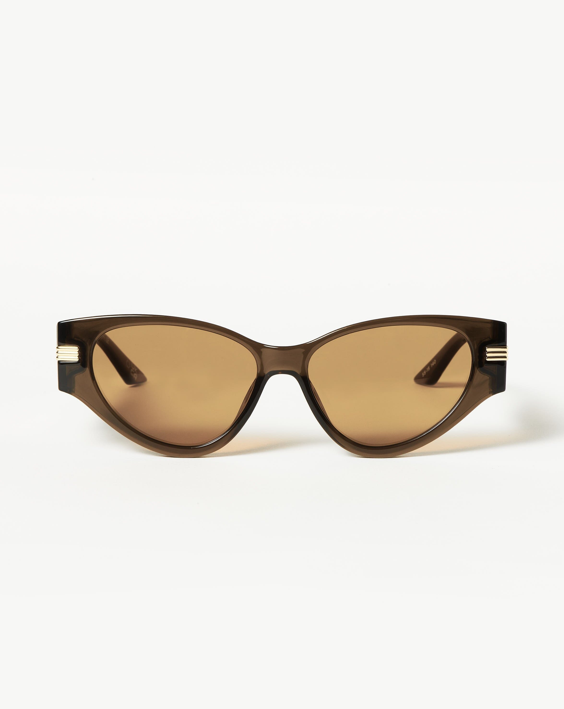 le specs scorpius ridge cat-eye sunglasses olive