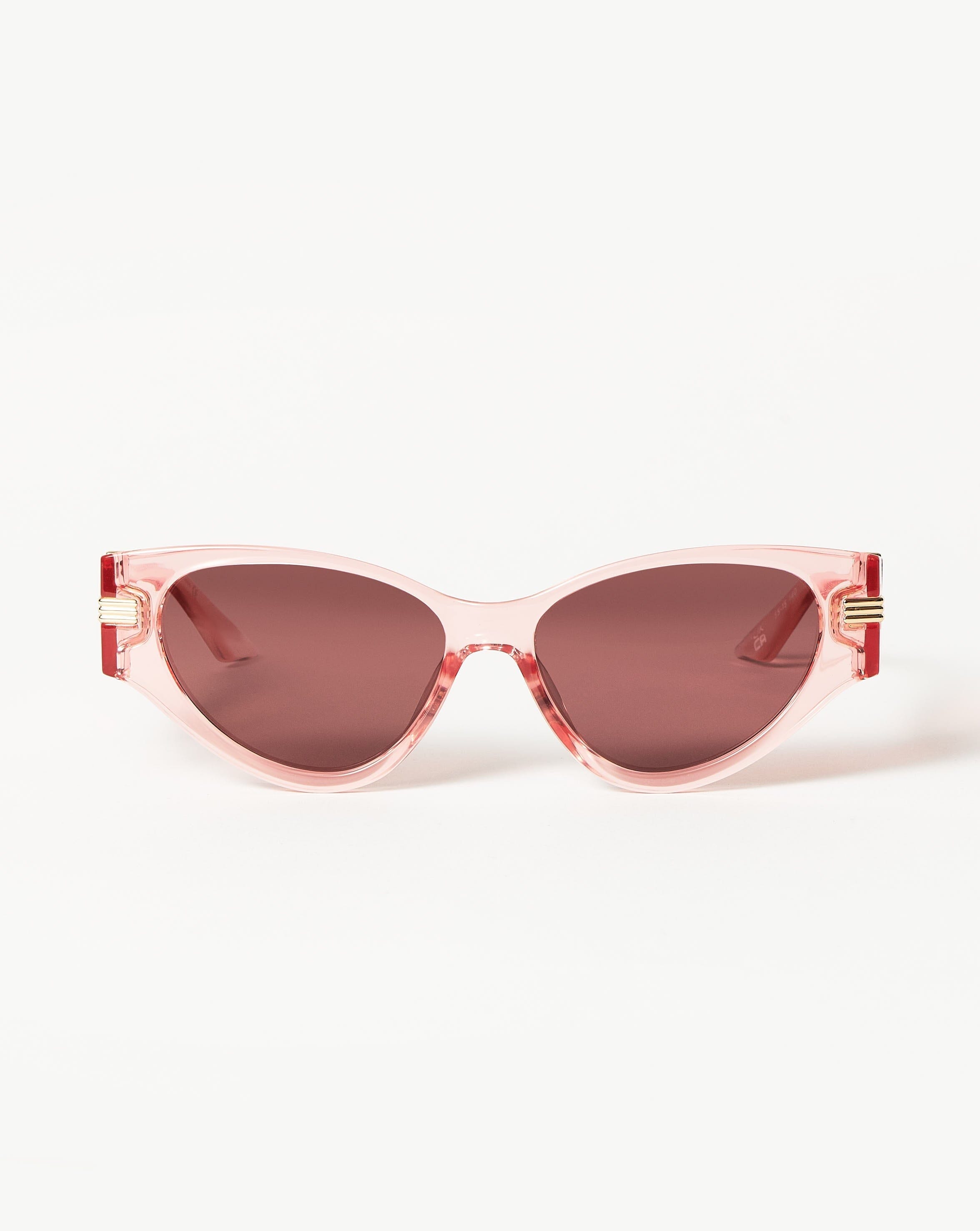 le specs scorpius ridge cat-eye sunglasses pink