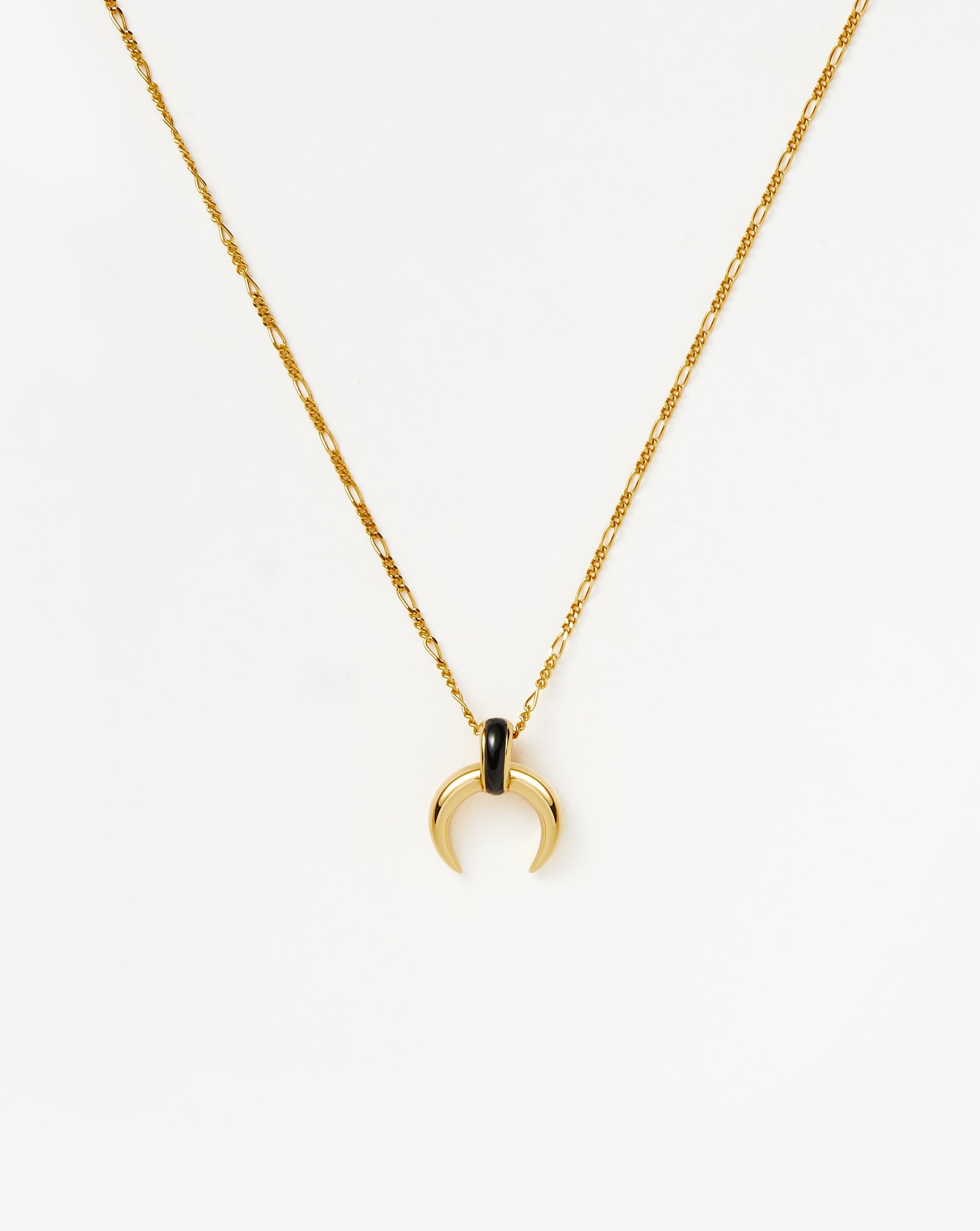 Lucy Williams Large Horn Pendant Necklace