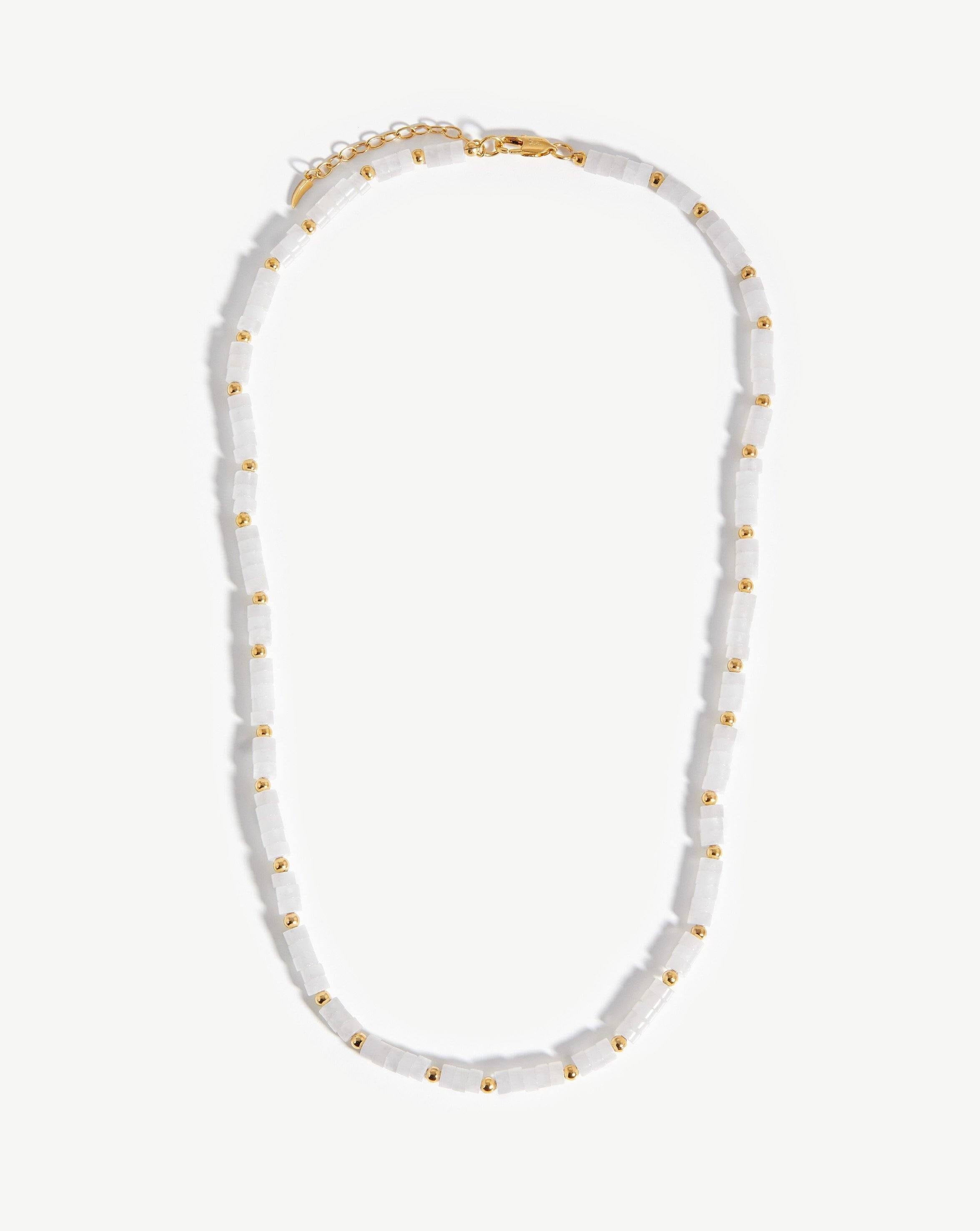 Lucy Williams Engravable Beaded Coin Necklace | Missoma