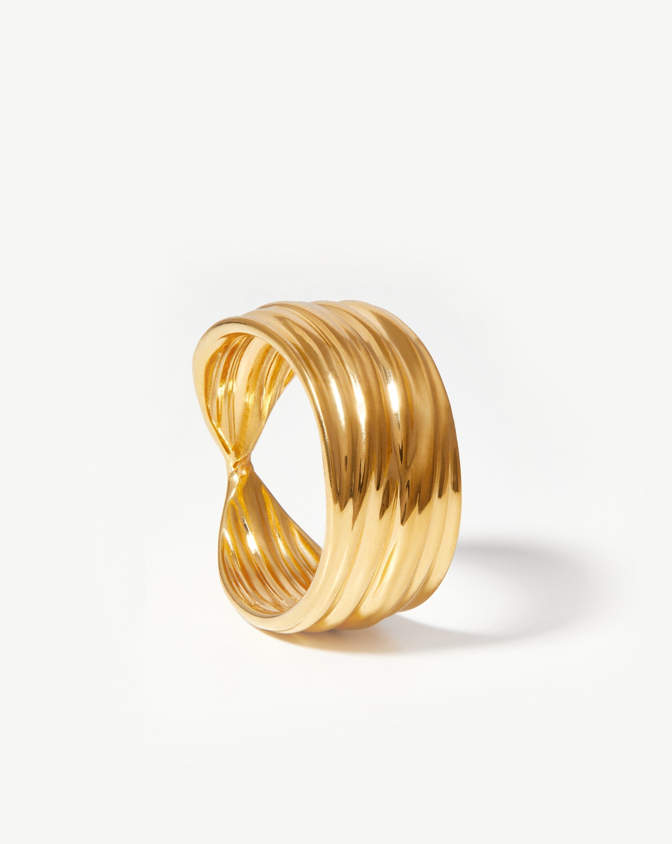 Wave Ring | 18ct Gold Vermeil