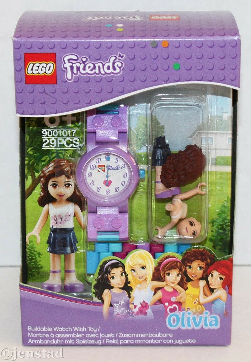 LEGO FRIENDS OLIVIA PURPLE BUILD WATCH FIGURE + BONUS WALLET 2014