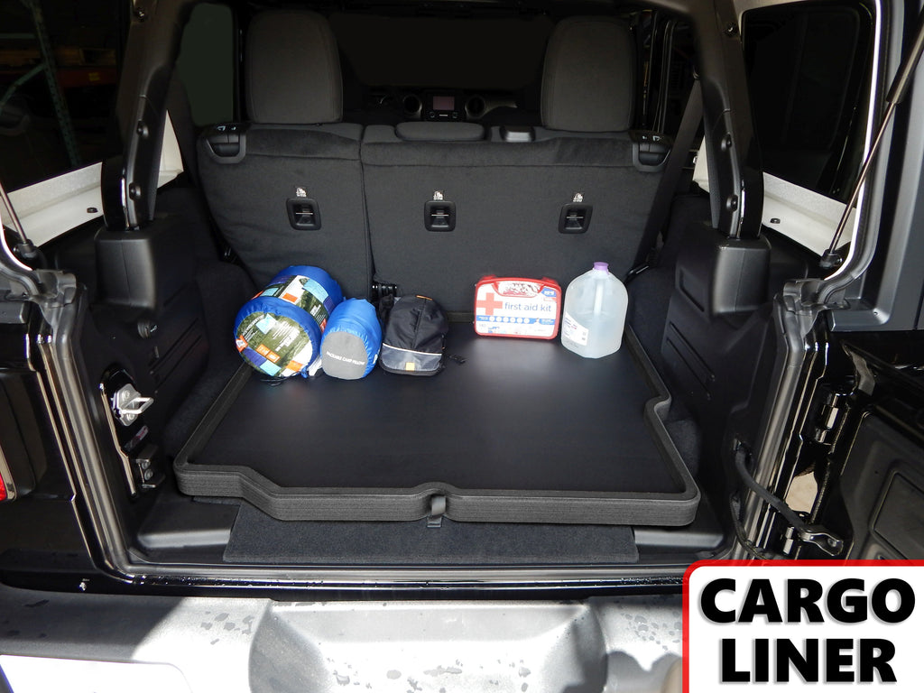 Cargo Trunk Mat Liner Tray Floor Black Foam Fits Jeep Wrangler Unlimit –  