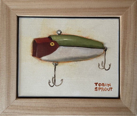 green and yellow fishing lure – Tobin Sprout