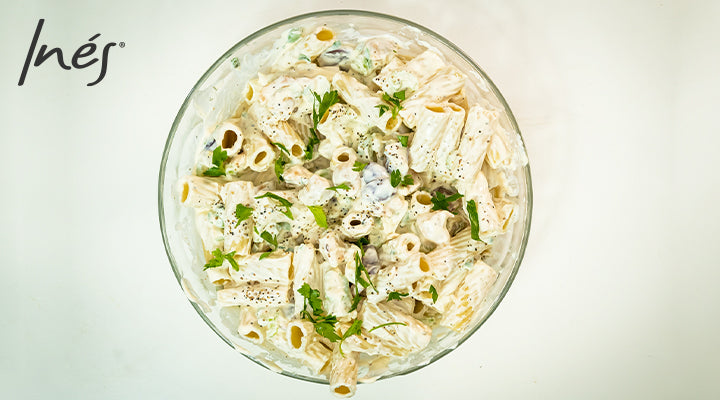 pasta navideña con aceite de cacahuate tostado inés