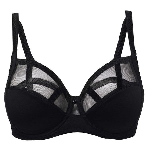 Hanro Women's Luxury Moments All Lace Soft Cup Bra, Black, 32A