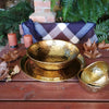 Angelique Metal Ware Serving Bowl - Small Gold