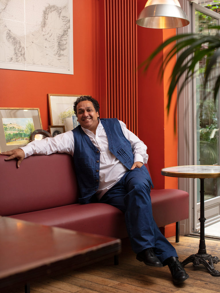 Hollington interview portrait : Nordine Labiadh dans son restaurant A Mi Chemin