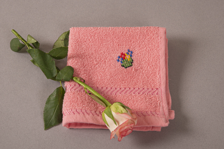 Flower Basket face Towel