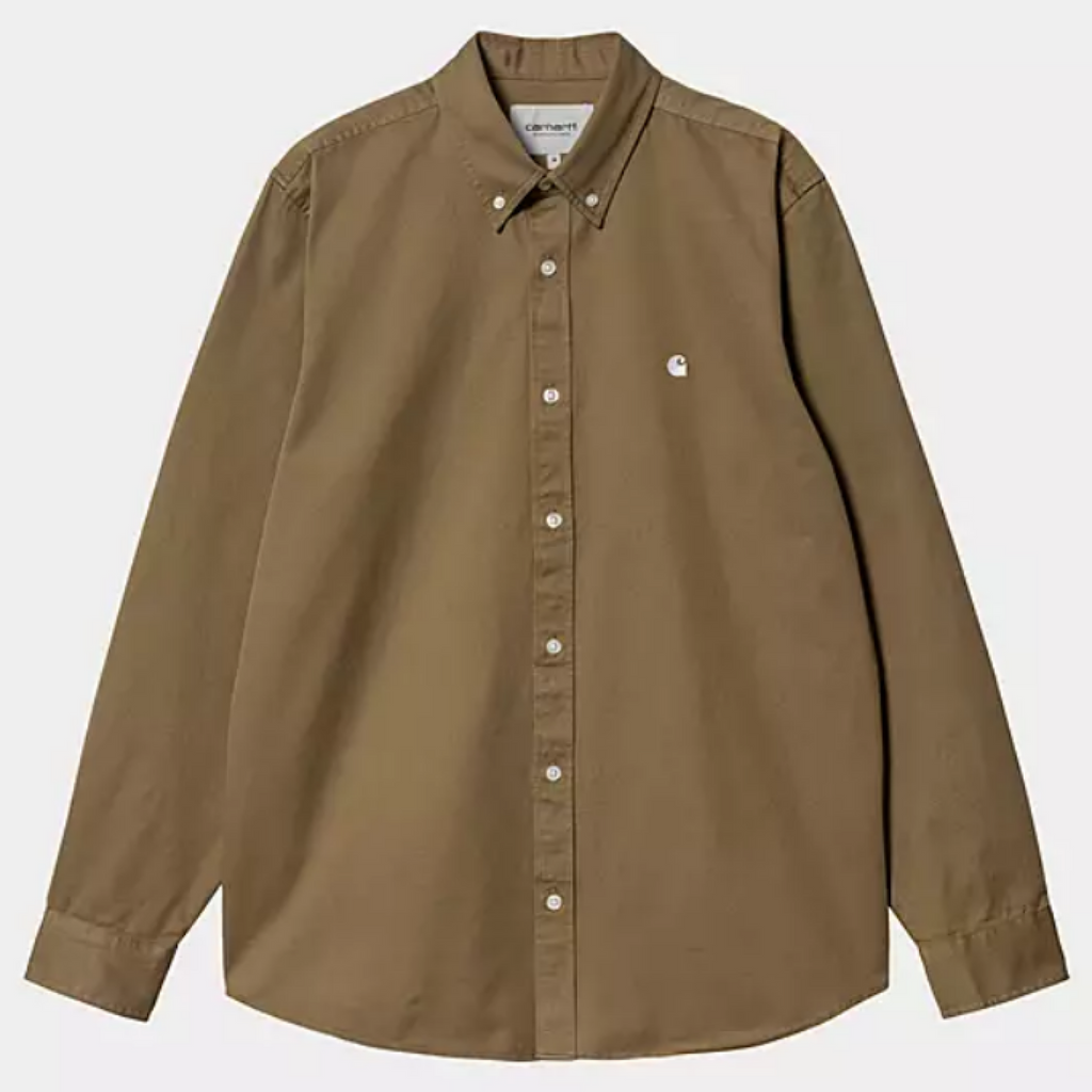 Carhartt WIP - L/S Madison Fine Cord Shirt Buffalo/Black